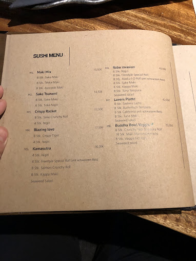 Buddha Bowl Hannover menu 1